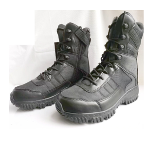 Botas de Trabajo Negras Personalizadas DF33 TSB204 AS33-7 para Hombre con Mangas Acolchadas, Botas Ligeras de Verano para Desierto - Product Image 1