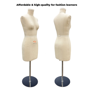 Maniquí de Costura JUNMEI Europeo para Mujer, Medio Cuerpo, de Fibra de Vidrio, con Pinzas, para Estudio de Sastrería, Escuela, Hecho a Mano - Product Image 4