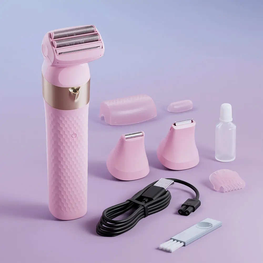 Unibono Automatic Portable Painless Body Hair Epilator Shaver Razors Women Electric Trimmer for Promotion