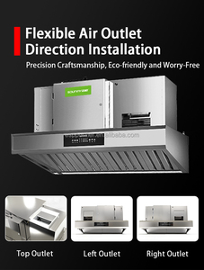 ระบบดูดควันแบบไม่ใช้ท่อเชื่อมต่อเชิงพาณิชย์ OEM 6000 <span class=keywords><strong>CMH</strong></span> 3530 <span class=keywords><strong>CFM</strong></span> SOUNINY จากโรงงานโดยตรง สแตนเลส แบบไม่มีท่อ แบบไม่มีช่องระบายอากาศ - Product Image 6