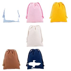 Custom Draw String <b>Bag</b> Small Pouch Organic Muslin Cotton <b>Canvas</b> <b>Drawstring</b> Promotional <b>Bag</b> for Jewellery Packaging - Product Image 1
