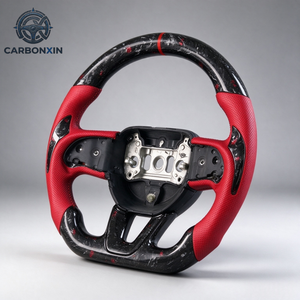 Volant personnalisé en fibre de carbone forgée avec LED pour Dodge Charger Challenger Durango SRT 2020 2021 2023 - Product Image 1
