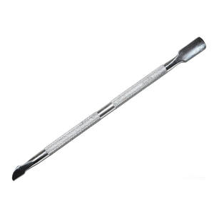 Empujador de cutículas de uñas de acero inoxidable de doble cara de alta calidad, venta en línea, herramienta de manicura y pedicura - Product Image 1