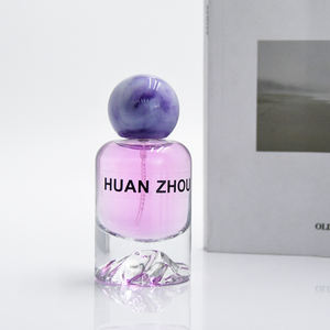 Picos <span class=keywords><strong>de</strong></span> montaña <span class=keywords><strong>de</strong></span> fondo grueso redondo <span class=keywords><strong>de</strong></span> lujo 30ml 50ml <span class=keywords><strong>Botella</strong></span> <span class=keywords><strong>de</strong></span> vidrio <span class=keywords><strong>de</strong></span> perfume redonda Cosméticos Spray embotellado - Product Image 2