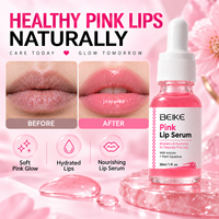 Sérum pour les lèvres BEIKE OEM Vegan Pdrn, soin de la peau, hydratant, anti-âge, anti-rides, éclaircissant, sérum pour les lèvres au peptide rose Pdrn
