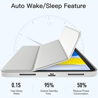 Casing Tablet Populer Transparan untuk iPad Pro Air 11 10 9 8 7 Generasi ke-6 dengan Tempat Pensil Pro 11 Inch