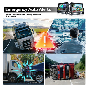Système de surveillance de véhicule AHD 1080P à 5 canaux avec alertes ADAS/DMS/BSD, rapports IP doubles et alertes rapides d'accélération/désaccélération/en virage/collision - Product Image 5