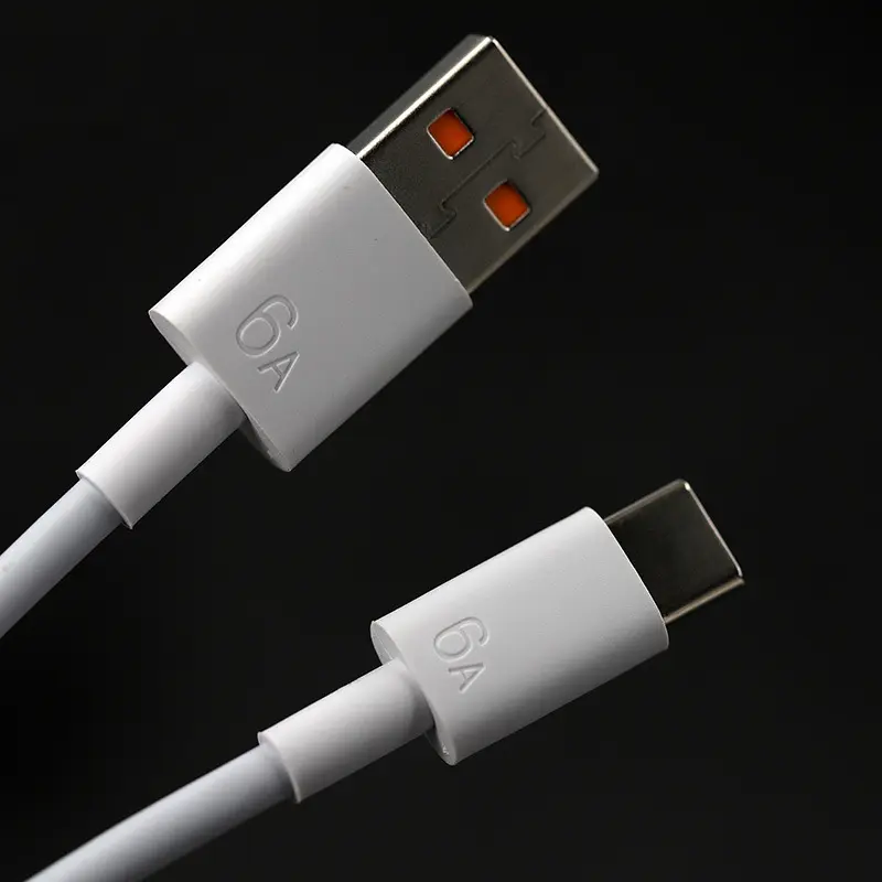 XXD sfuso cavo di ricarica rapida USB bianco 1m inventario A basso prezzo USB 2A QC A Type-C cavo dati