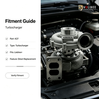 Turbocompresseur K27 compatible avec les équipements Liebherr, moteur diesel, série K27, ensemble compresseur de turbocompresseur, pièce de rechange de rechange