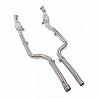 Collecteur d'échappement haute performance pour Mercedes-Benz CLS300 CLS350 CLS400 W218 3.0T V6, en acier inoxydable, avec tuyaux d'échappement sport et downpipe