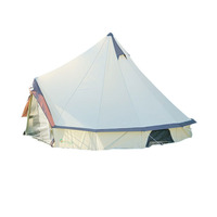 Tente yourte imperméable quatre saisons, grande tente pyramidale indienne en forme de cloche, auvent de pique-nique, tente de camping, abri solaire pour le désert