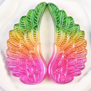 Vente en gros de cristal brut de sélénite aura arc-en-ciel en titane, pierre scintillante à effet arc-en-ciel irisé pour - Product Image 4