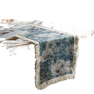 Mantel <span class=keywords><strong>de</strong></span> Mesa Estilo Americano Vintage, Mantel <span class=keywords><strong>de</strong></span> Hilo <span class=keywords><strong>de</strong></span> Algodón Bohemio, Mantel Largo para Mesa <span class=keywords><strong>de</strong></span> Centro, Mueble <span class=keywords><strong>de</strong></span> TV - Product Image 5