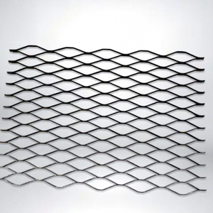 Carbon Steel <b>Expanded</b> Metal Mesh Sheet Flattened Diamond Hole Heavy Duty Warehouse Shelving Rack Decking Storage Panel Iraj - Product Image 1