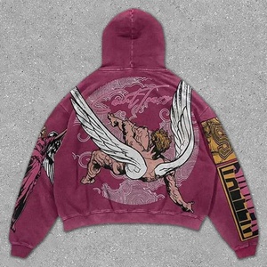 Nuova Felpa Oversize Unisex Estiva con Stampa 3D Teschio Scuro Ricamato Stile High-Street, di Tendenza, Taglie S-6XL, Personalizzabile, Vendita all'Ingrosso - Product Image 6