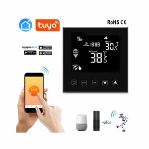 Manufacture OEM WiFi ZigBee Smart Programmable Thermostat Voice Control For Water/ Floor Gas Boiler