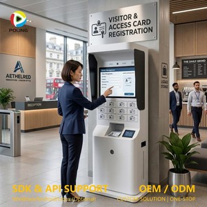 Terminal de Acceso para <span class=keywords><strong>Visitantes</strong></span> con Casillero Inteligente para Almacenamiento de Objetos Personales y Verificación de Identidad - Product Image 1