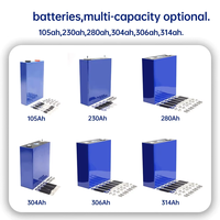Paket Baterai LiFePO4 MB31 DIY 3.2V 280Ah 300Ah 306Ah 314Ah Kotak dan Rak Baterai Mb31 LF280K Penyimpanan Energi Rumah 100ah 150ah
