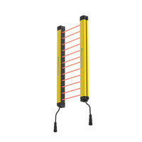 Sensor Tirai Cahaya Optik Sense Safety 24V DC Jangkauan Deteksi 0.1-6M Output NPN/PNP Proteksi IP65 14 Balok BKL10-T2006PC