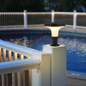 Luces de puerta con energía solar Lámpara de <span class=keywords><strong>pilar</strong></span> europeo para exteriores LED Blanco cálido Impermeable IP65 para el frente de la <span class=keywords><strong>casa</strong></span> - Product Image 5