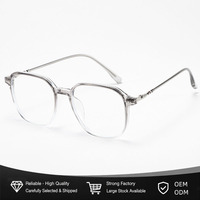 Lunettes carrées hexagonales pour femmes, lunettes optiques TR90, monture géométrique, blocage de la lumière bleue, UV400, lunettes d'ordinateur, vente en gros