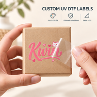 Autocollant de transfert UV DTF pour boîte de vernis à ongles, boîte de nail art, faux ongles à presser, emballage cosmétique pour salon de beauté, manucure, acrylique