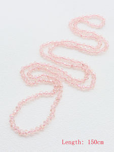 Nuova Collana Lunga Avvolgente all'Ingrosso per Donne con Perle di Cristallo Annodate - Product Image 4