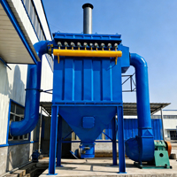 Nouveau système de collecte de poussière industriel à haute efficacité avec filtration à 99,9 %, machine de dépoussiérage à jet pulsé, en acier inoxydable