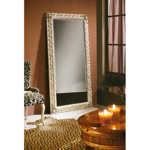 Decorazione decorativa decorativa contemporanea in argento con specchio da parete in stile moderno Art Deco Design per la casa - Product Image 1