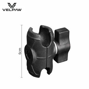 Velpaw pour adaptateur de bras à double rotule de 1 pouce (6 cm) pour supports GPS/caméras d'action, ajustement universel, nylon renforcé, garantie de 3 ans - Product Image 1