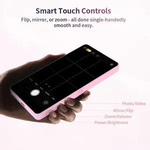 Shimbol CP5 LITE 2 5'' Rear <b>Camera</b> Selfie Monitor 1080p FULL HD for Vlog Works for iPhone X 13 16 Xiaomi 14 Ultra <b>Samsung</b> Phone - Product Image 4