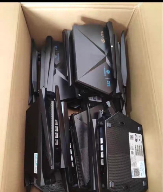 Used ZXHN E2603 All-Gigabit WIFI6 Dual Band 2.4G&5G Router with 1800Mbps SC Connector FTTH MESH Support
