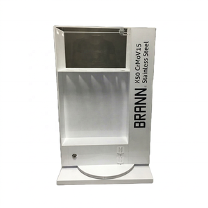 Support de Présentation en Acrylique Personnalisé pour Couteaux avec Emplacements Modulables – Organisateur de Comptoir pour Couteaux de Chef et Lames de Collection - Product Image 1