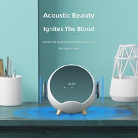 Q8 Smart AI Speaker met HD touchscreen, BT, TF-kaart, wekker, desktop, WiFi, draadloze audiospeaker