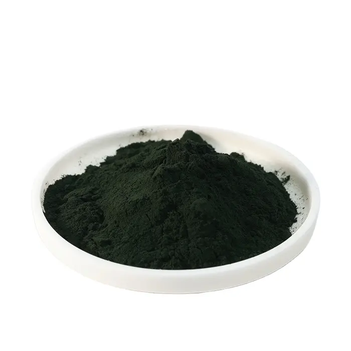 Polvo de espirulina vegana de grado alimenticio verde a granel al mejor precio