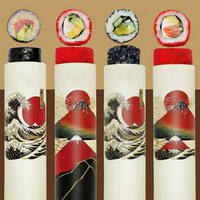 Conteneur à sushi personnalisable, écologique et facile à utiliser, en papier et plastique de qualité alimentaire, jetable, en vrac, 1000 pièces, pour restaurant de sushi