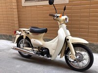 Importé pour la moto Scooter Turtle 50cc, modèle Retro Cub SDH125T-37, avec cadre modifié, moteur monocylindre à carburant, petite puissance