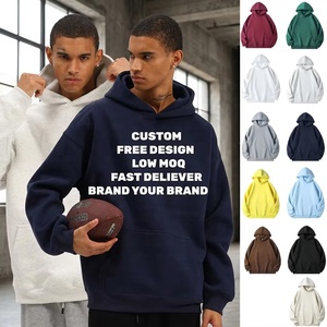 Cenloong Men s <strong>Hoodies</strong> Sweatshirts Custom Puff Printing Embroidered Hoodie Black Men's <strong>Hoodies</strong> Wholesale - Product Image 1