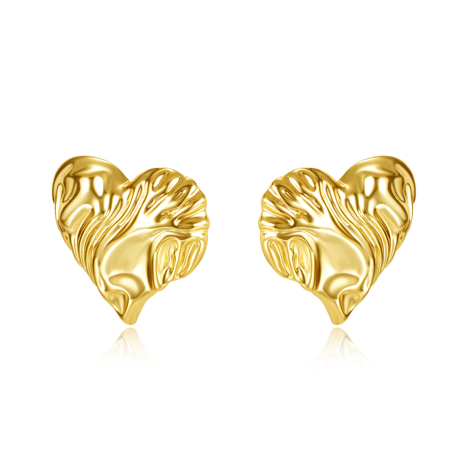 1 orecchini a cerchio placcati oro moda per le donne orecchini di gioielli Vinta