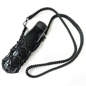 Coton et nylon tressés faits à la main pour sac de transport d'<span class=keywords><strong>eau</strong></span> Paracord avec bandoulière pour le camping et la randonnée - Product Image 3