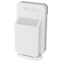 Purificateur d'air intelligent pour la maison avec filtre HEPA, télécommande, réglage de la vitesse du vent et de la durée en 3 étapes, mini purificateur d'air avec prise EU