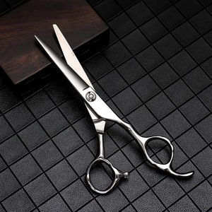 Professional Hairdressing Scissors 440C Stainless Steel 5.5 Inch Thinning Shears Long Handle For Hairstylist - Product Image 4
