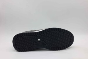 <strong>Custom</strong> Men's Logo Shoes-Walking/Running Style Breathable Mesh Upper Slip-On Closure Lightweight Design Checkered Pattern Shoe - Product Image 4