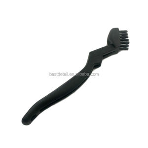 Mango curvo negro Nylon Limpieza <span class=keywords><strong>de</strong></span> polvo Esponja Almohadilla Cepillo <span class=keywords><strong>de</strong></span> limpieza Cepillo <span class=keywords><strong>de</strong></span> detalle automático para <span class=keywords><strong>lavado</strong></span> <span class=keywords><strong>de</strong></span> autos - Product Image 3