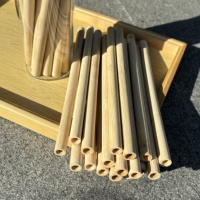 Pailles en bambou naturel biodégradables jetables pour fêtes, mariages, restaurants, vente en gros, logo personnalisé, écologiques et bio
