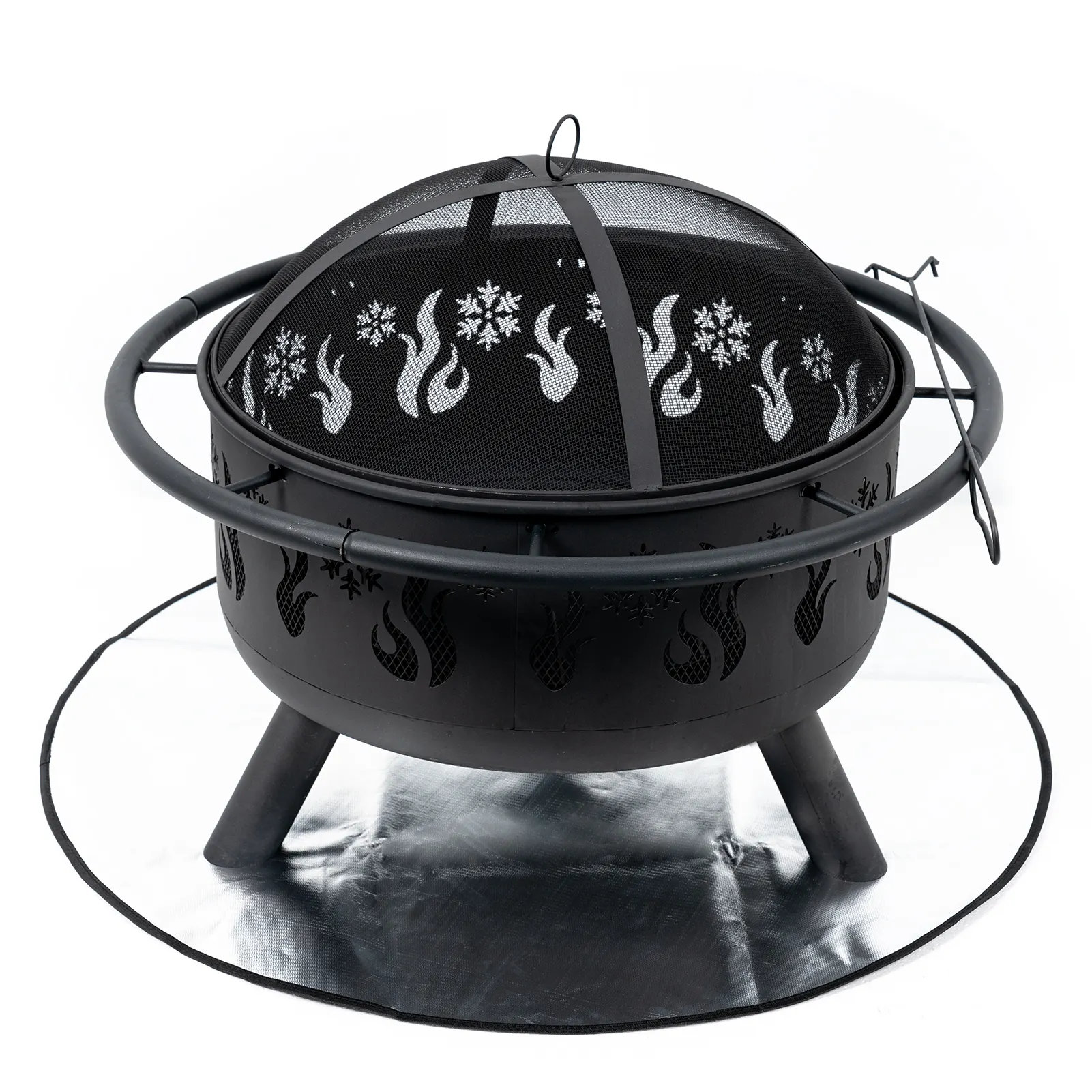 Stainless Portable Custom Steel Iron Fire Pits Wood Burning Smokeless Outdoor Fire BBQ Brazier Panggang Fireplace Forno Oven Feu