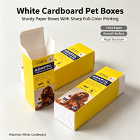 Boîtes en papier pour produits pour animaux de compagnie, imprimées avec un logo personnalisé, écologiques, en matériaux recyclés, biodégradables, pour les soins des animaux de compagnie, les produits en spray, les friandises