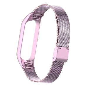 Correa de <span class=keywords><strong>reloj</strong></span> de pulsera de acero inoxidable de <span class=keywords><strong>malla</strong></span> para <span class=keywords><strong>Xiaomi</strong></span> Mi Band 8 7 6 <span class=keywords><strong>5</strong></span> Miband 8 7 6 <span class=keywords><strong>5</strong></span> Correa de metal - Product Image 2
