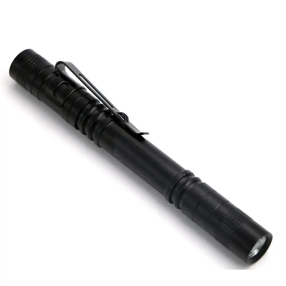 Bán Hot Nhôm Pocket Tactical Lumens Mini LED Bút Đèn Pin Với Clip