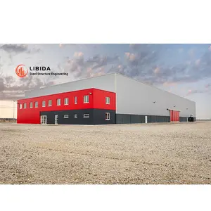 Fábrica Oficina Construção Low Cost Pré-fabricados Metal Leve Armazéns Fábrica Construção A ESTRUTURA DE AÇO